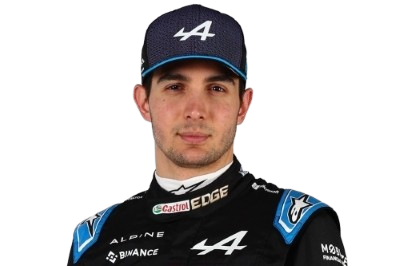 Esta imagen contiene una foto del piloto francés de Formula 1 Esteban Ocon en
la escudería Alpine F1 Racing Team.
